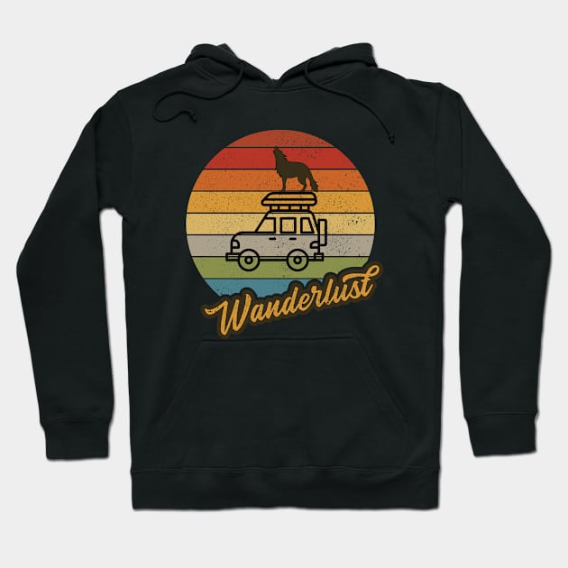 wanderlust Hoodie by Wolf Clothing Co